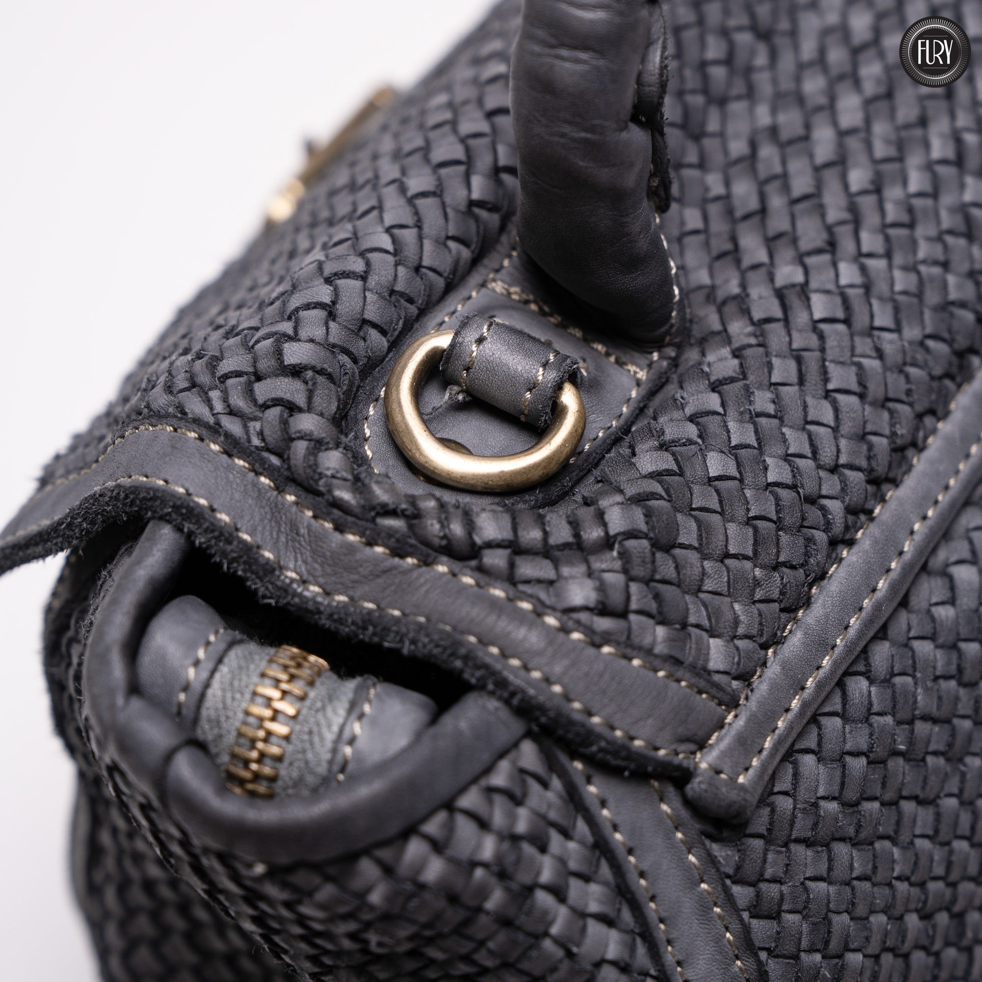 Borsa Camilla aus geflochtenem Leder