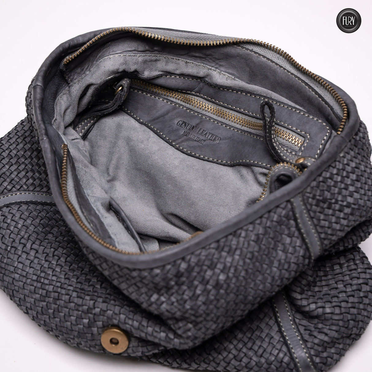 Borsa Camilla aus geflochtenem Leder