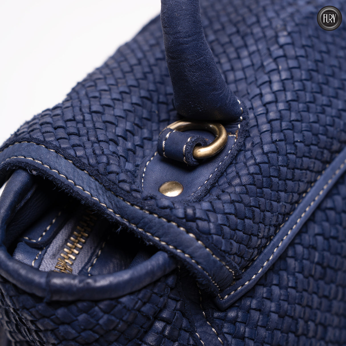 Borsa Camilla aus geflochtenem Leder