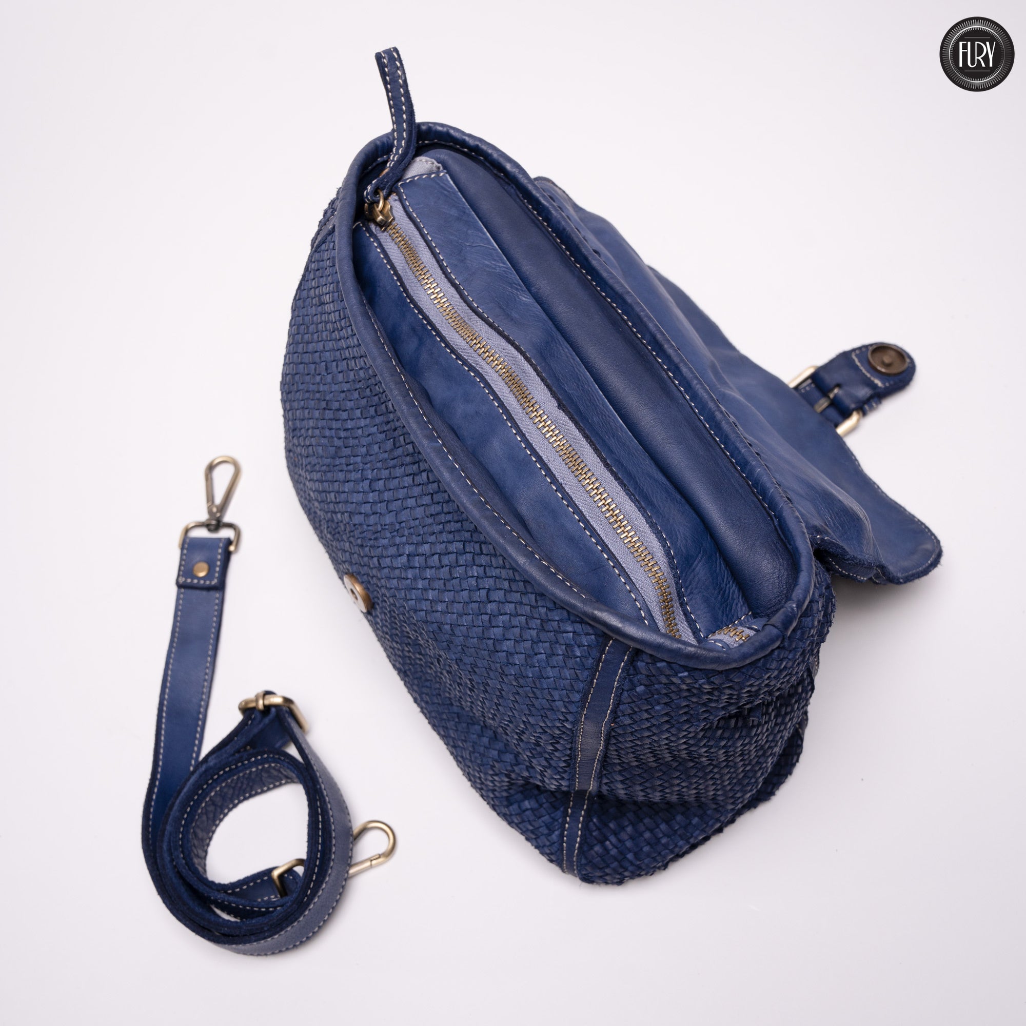 Borsa Camilla aus geflochtenem Leder