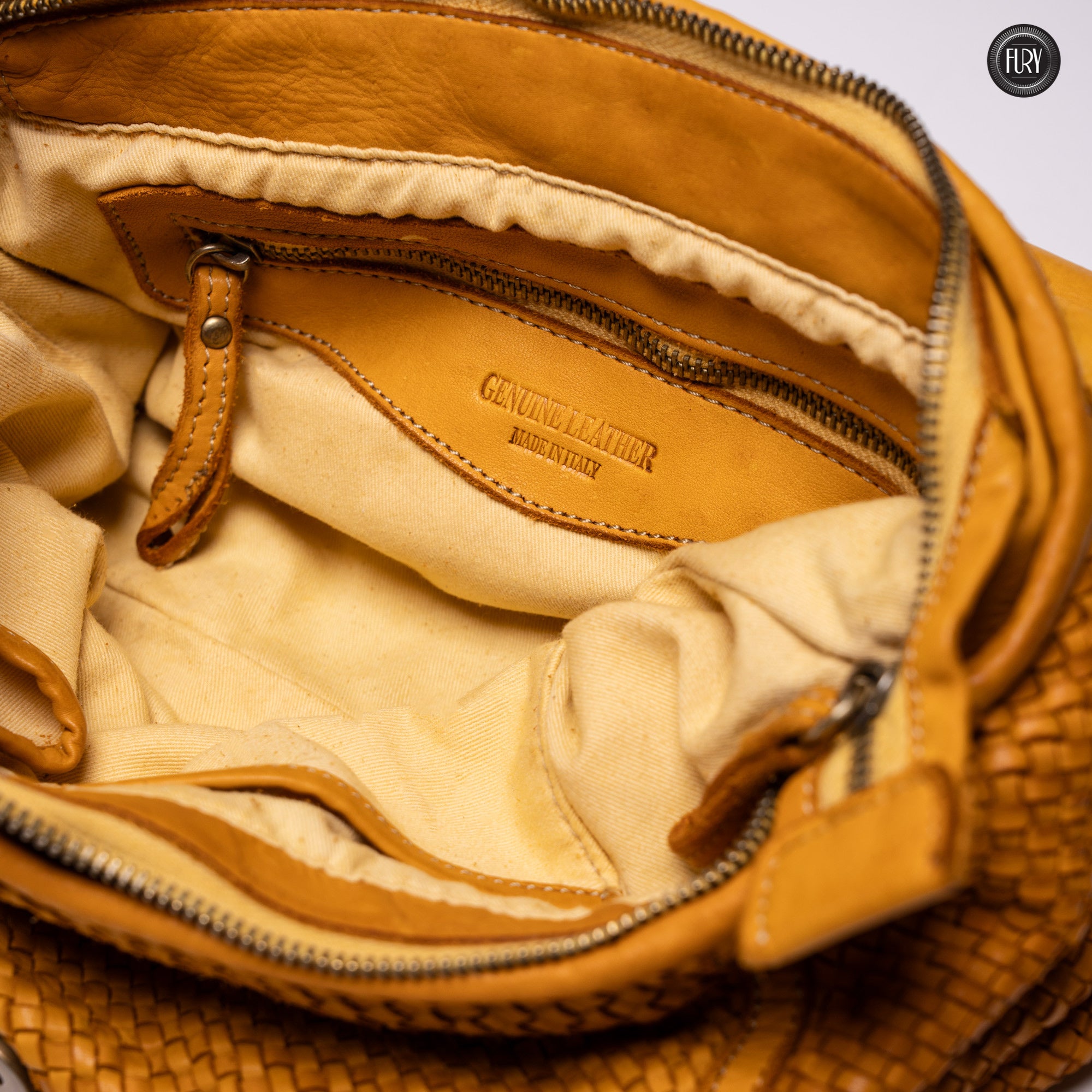 Borsa Camilla aus geflochtenem Leder