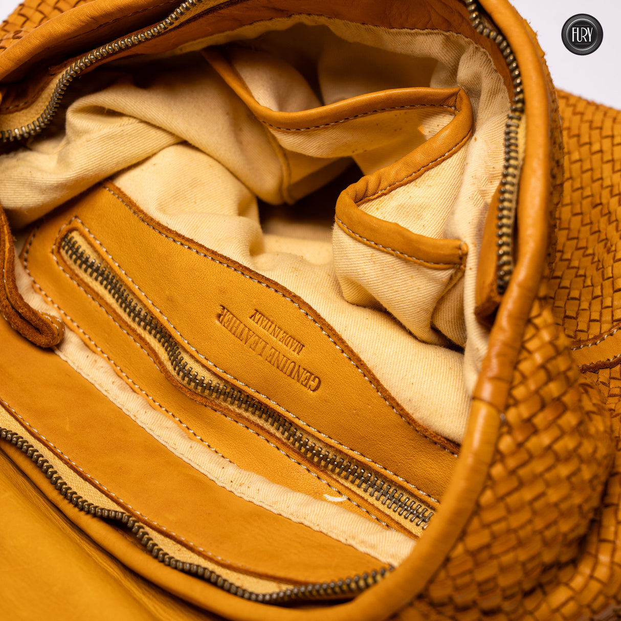 Borsa Camilla aus geflochtenem Leder