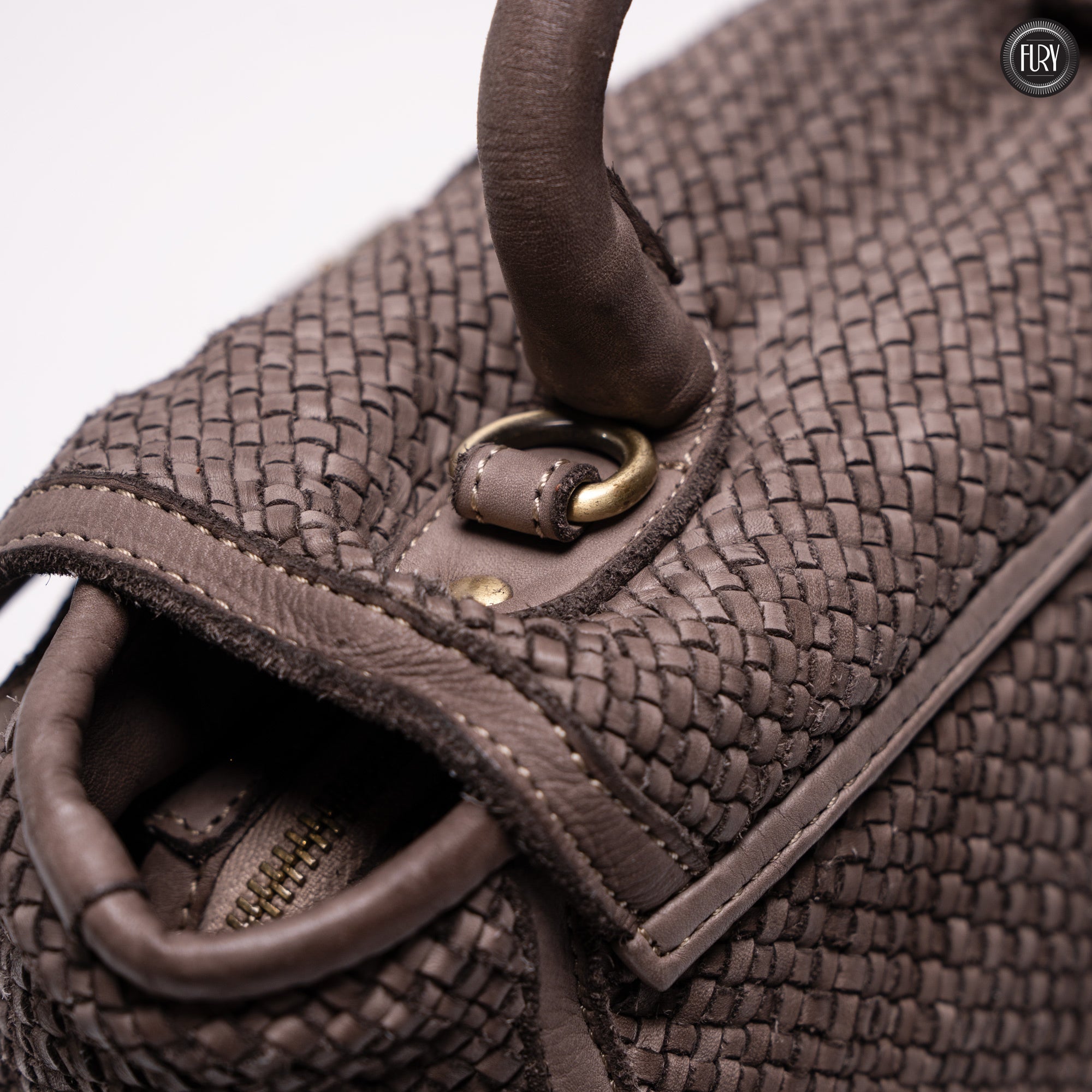 Borsa Camilla aus geflochtenem Leder