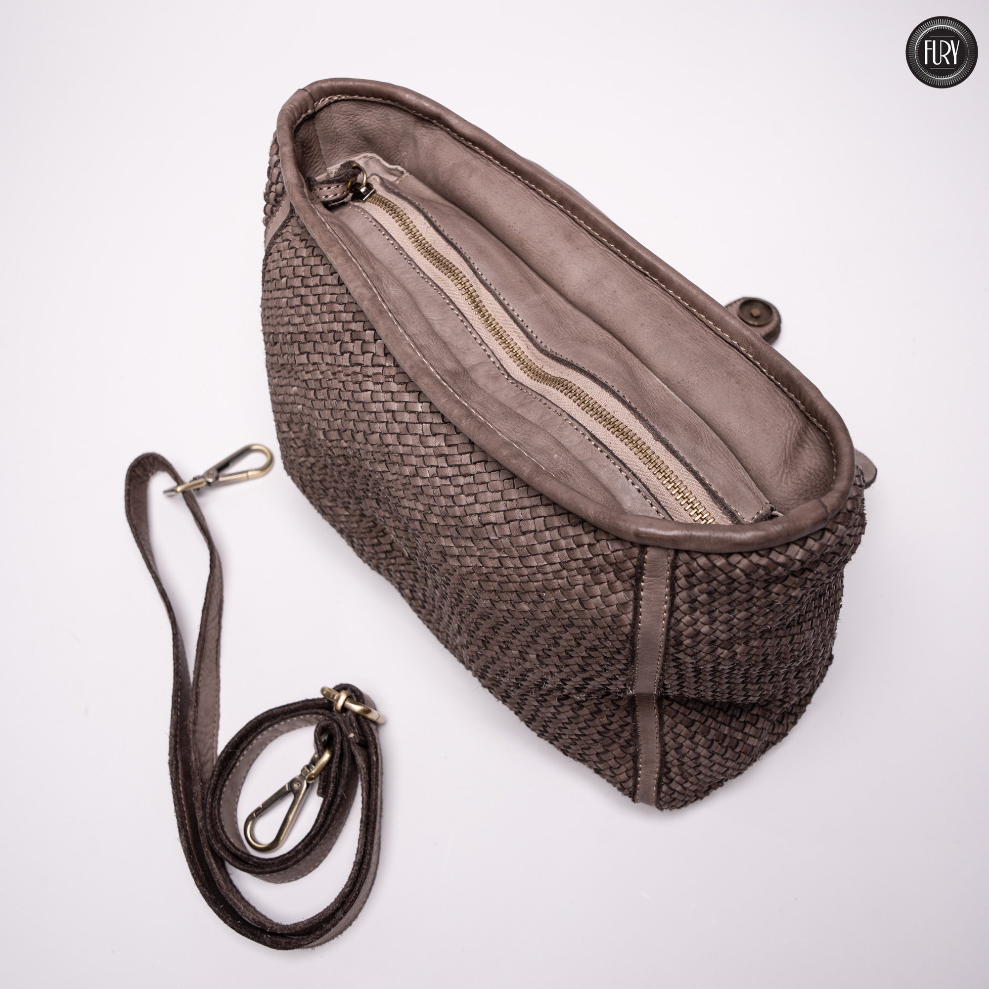 Borsa Camilla aus geflochtenem Leder