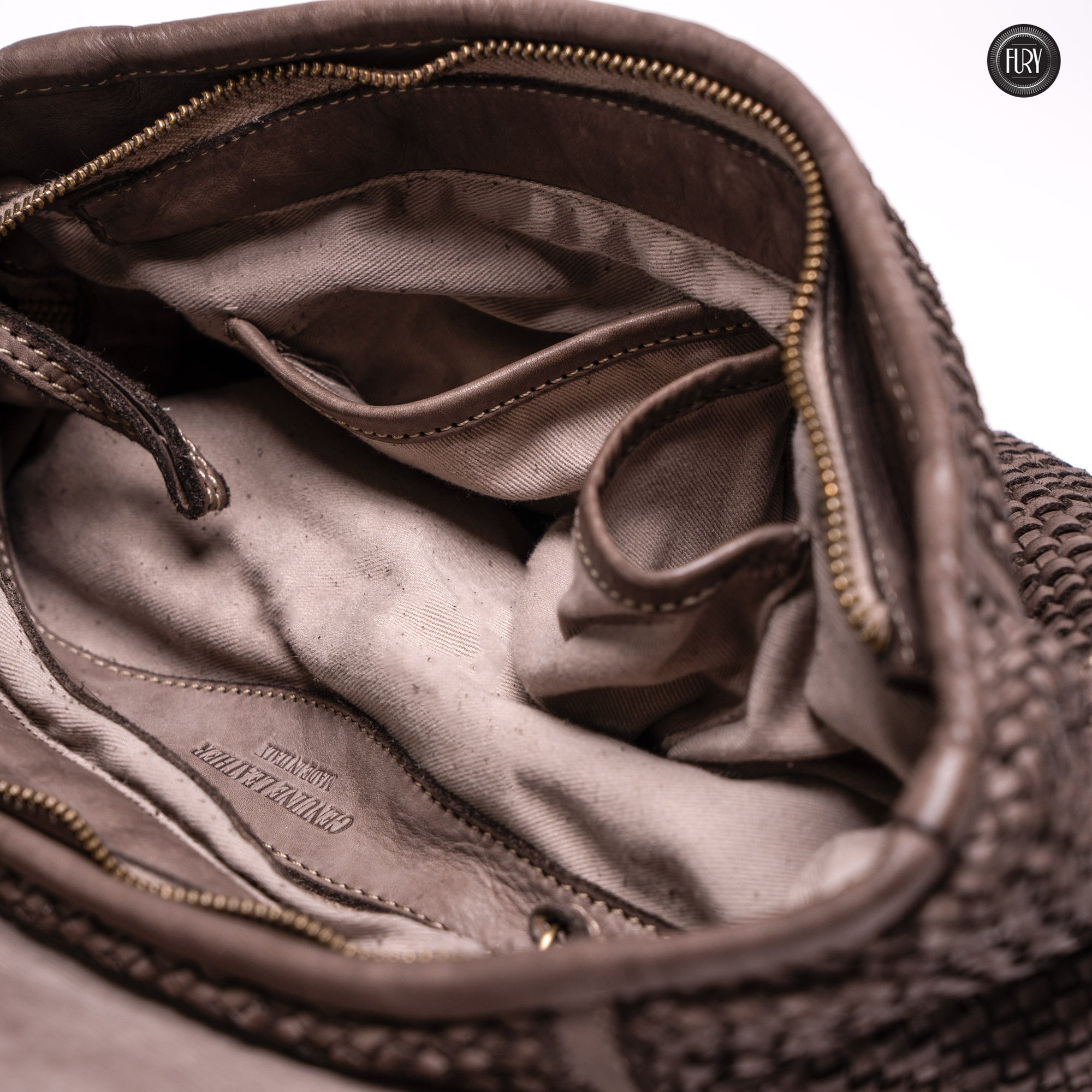 Borsa Camilla aus geflochtenem Leder