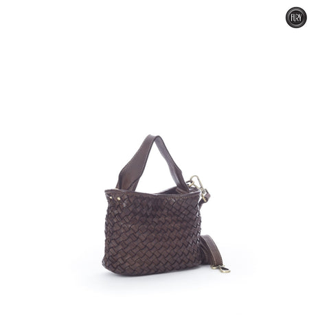 Sibilla Handtasche aus gewebtem Leder