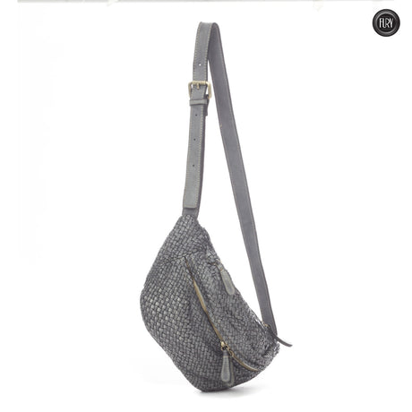 Vana Gürteltasche aus gewebtem Leder