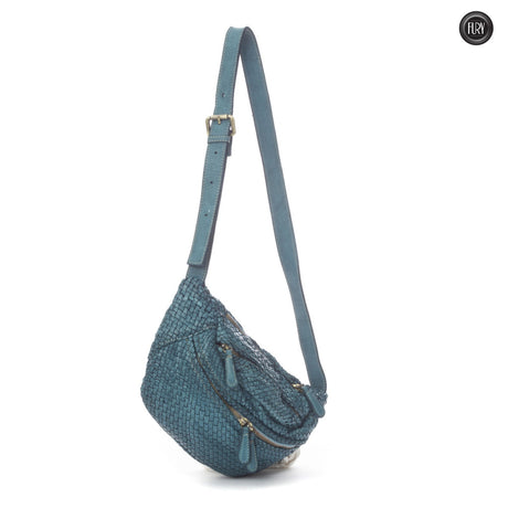 Vana Gürteltasche aus gewebtem Leder