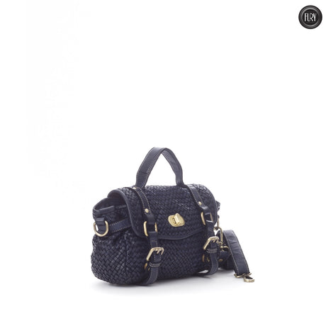 Celia gewebte Lederhandtasche