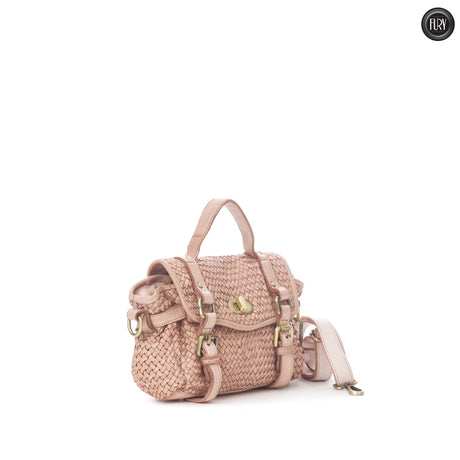 Celia gewebte Lederhandtasche