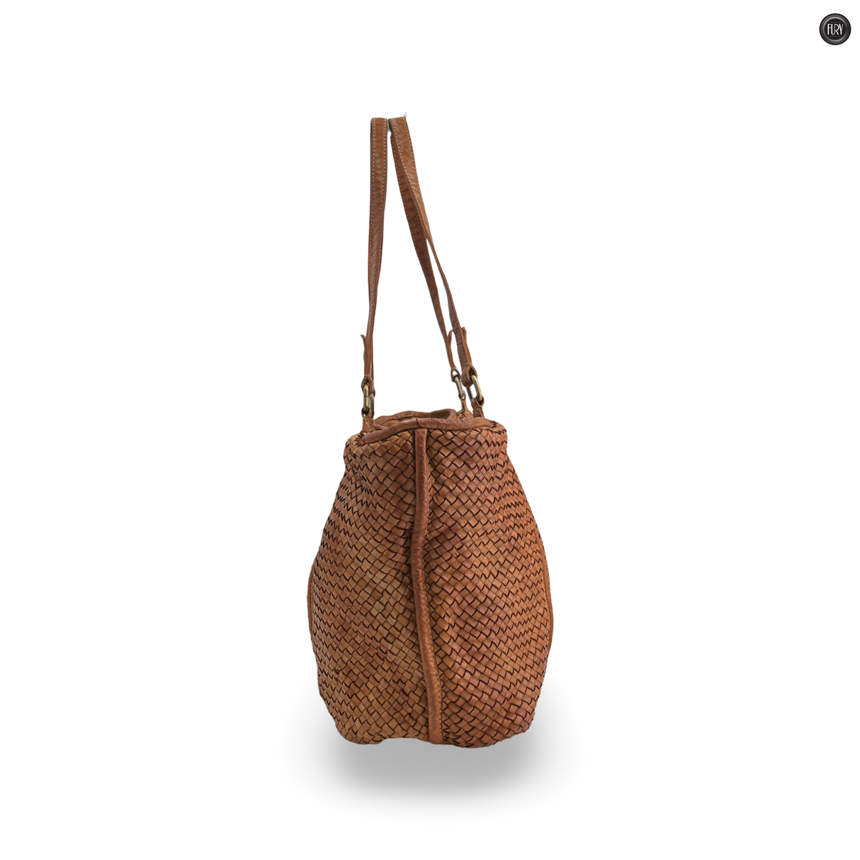 Borsa Armonia in pelle intrecciata