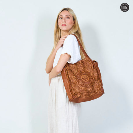 Elettra-Tasche aus gewebtem Leder