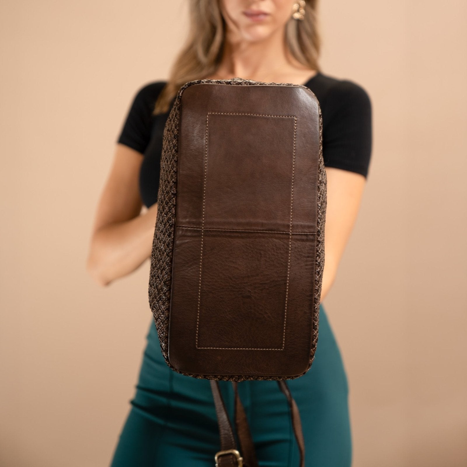 Borsa Agata in pelle intrecciata - Fury