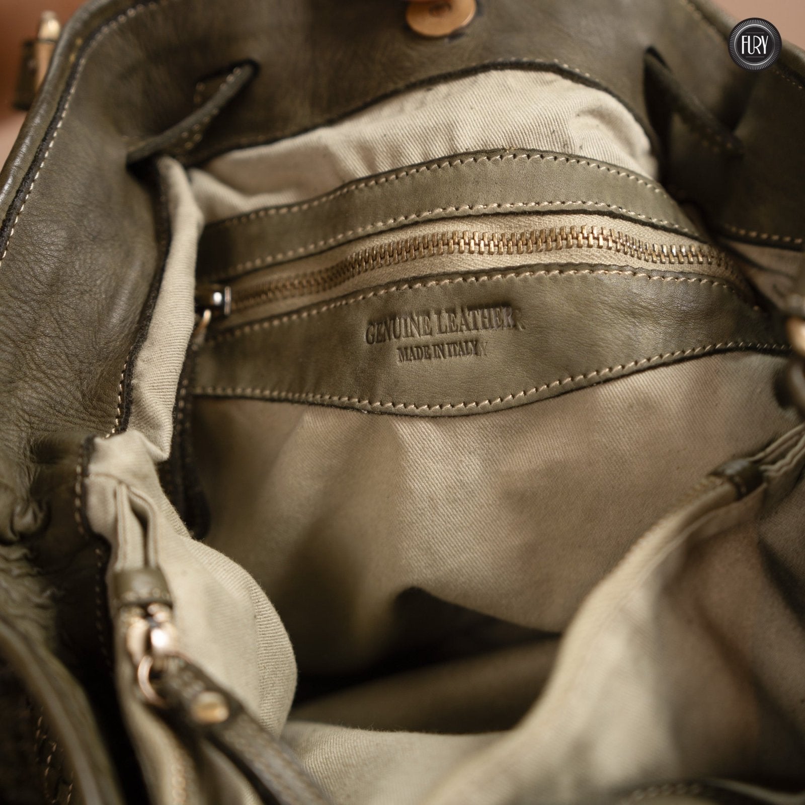 Borsa Agata in pelle intrecciata - Fury