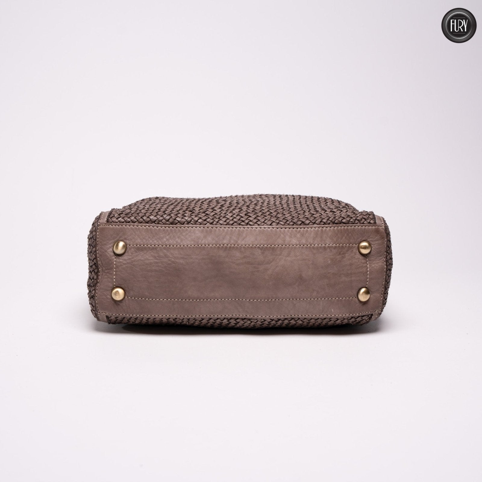 Borsa Camilla in pelle intrecciata - Fury