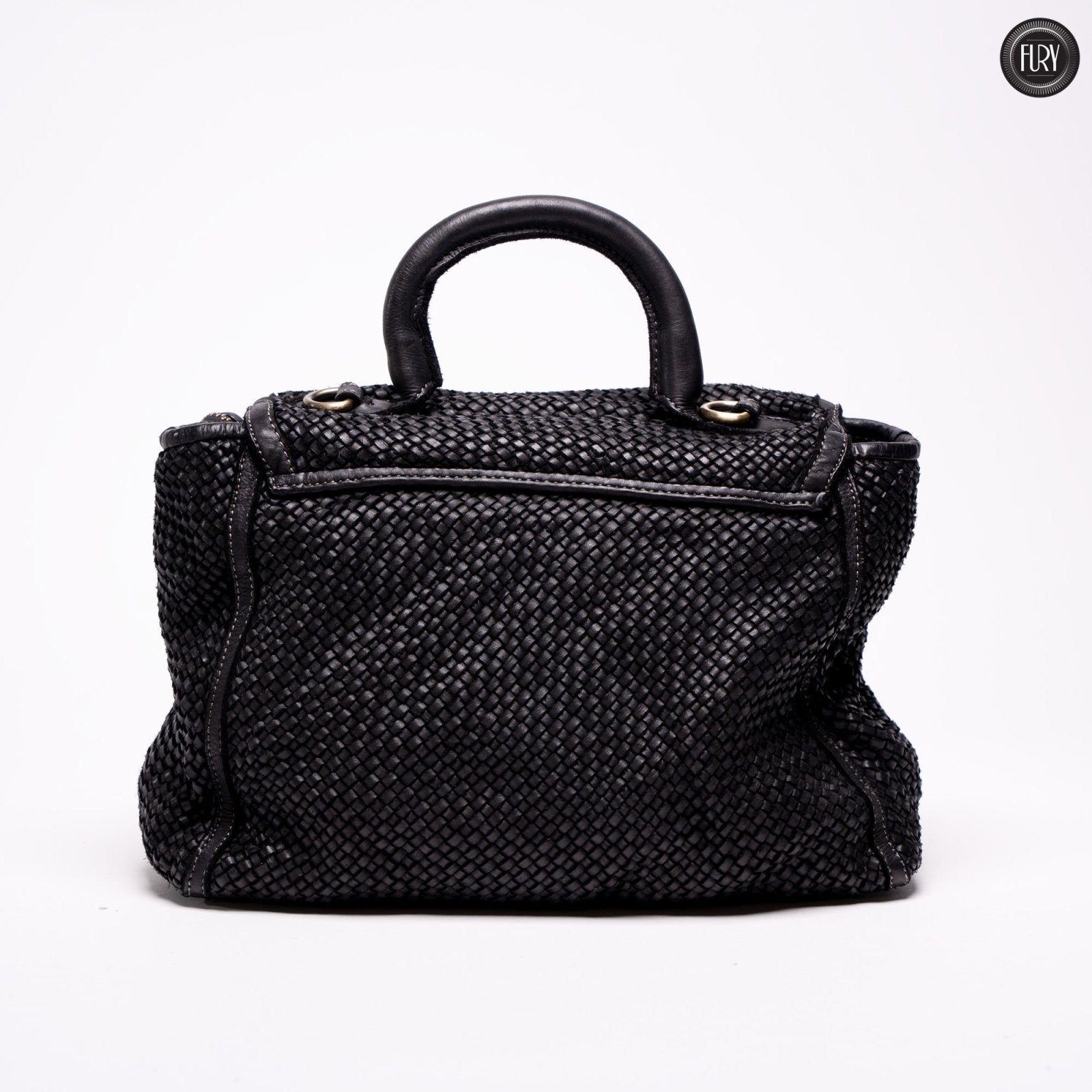 Borsa Camilla in pelle intrecciata - Fury