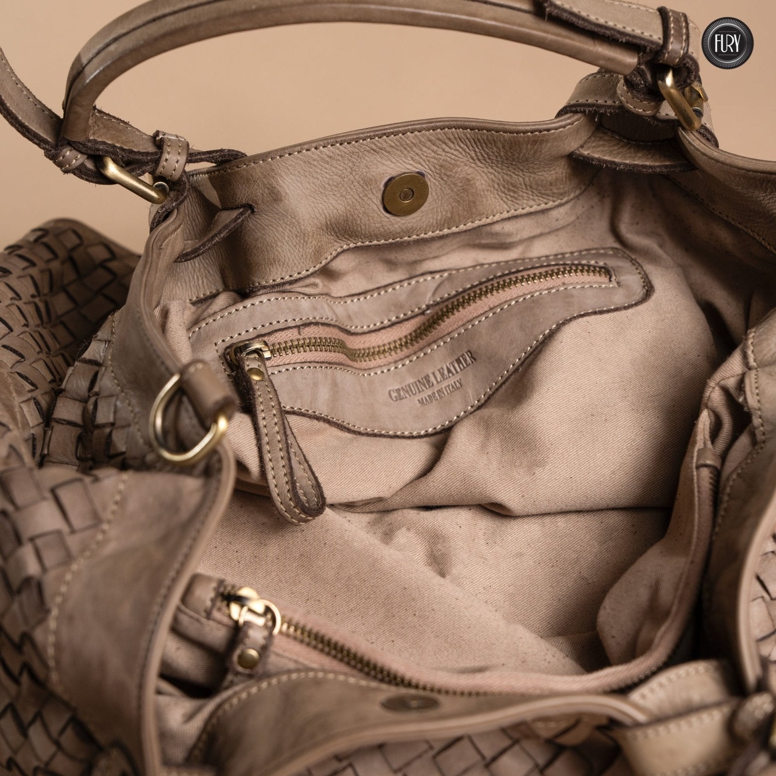 Borsa Caterina Maxi in pelle - Fury