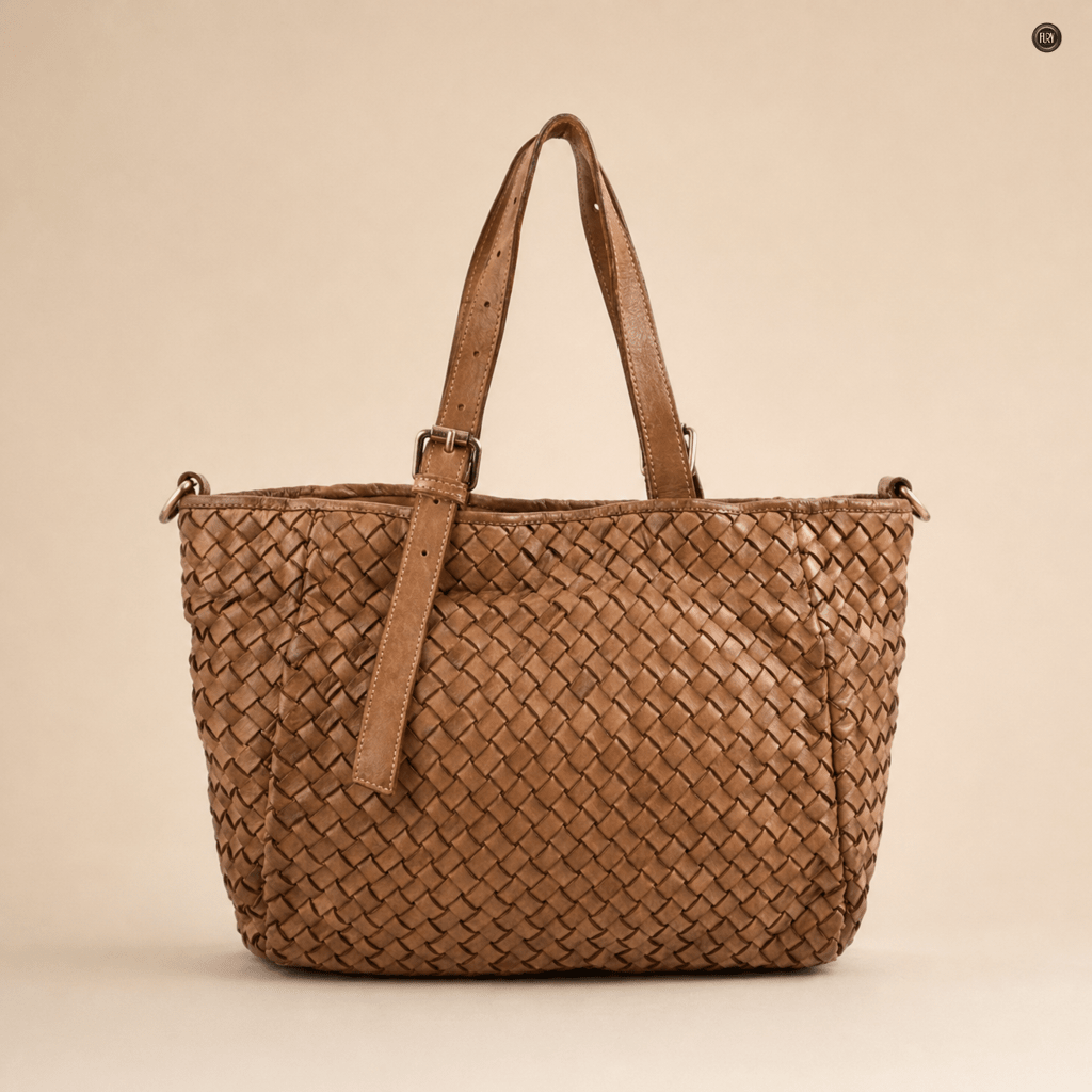 Borsa Costanza in pelle intrecciata - Fury