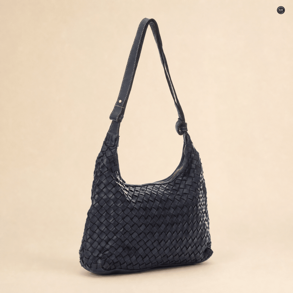 Borsa Laura in pelle intrecciata - Fury