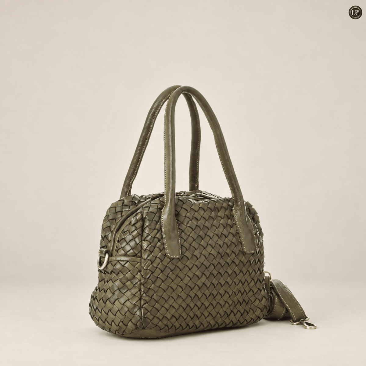 Borsa Lea in pelle intrecciata - Fury