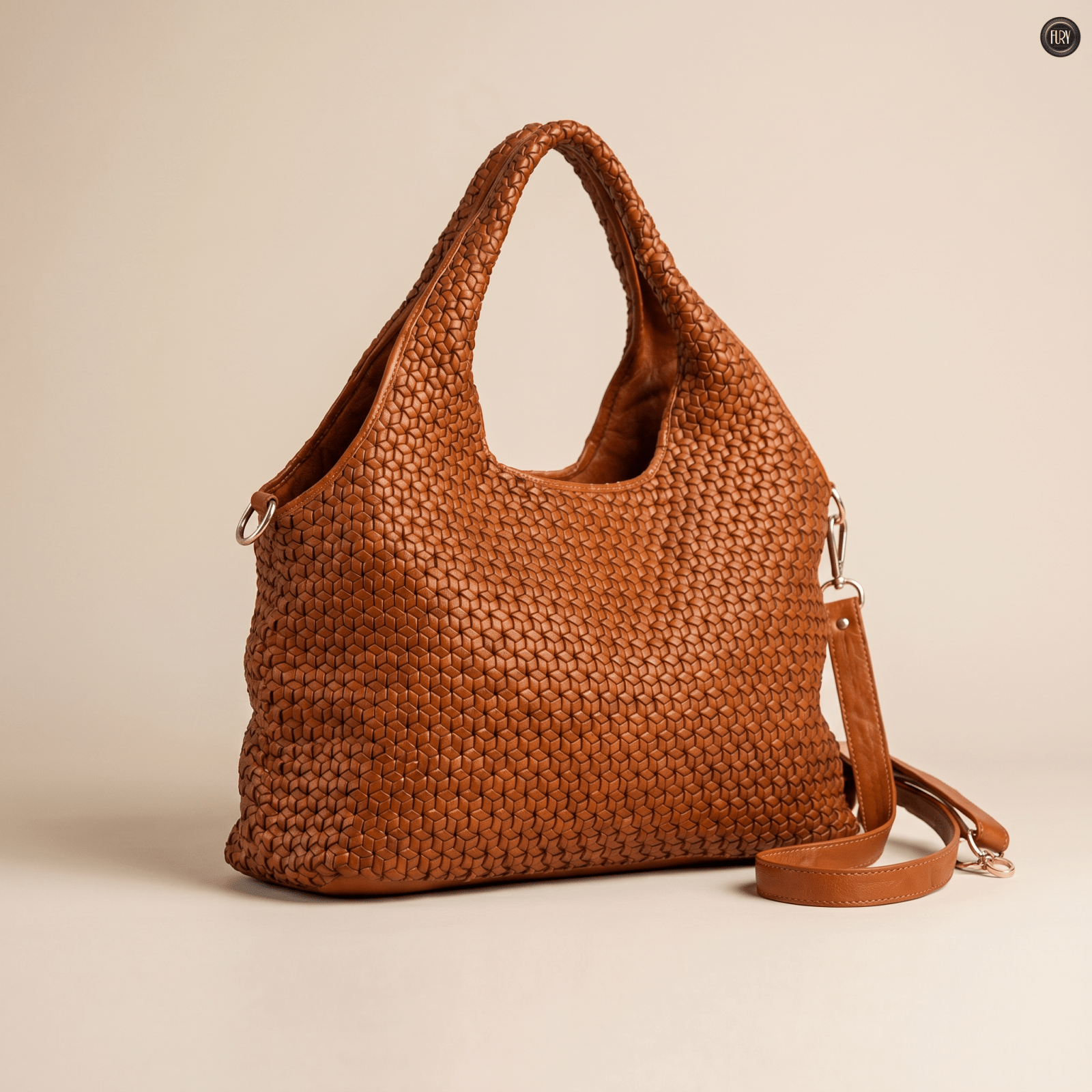 Borsa Mirella in pelle intrecciata - Fury