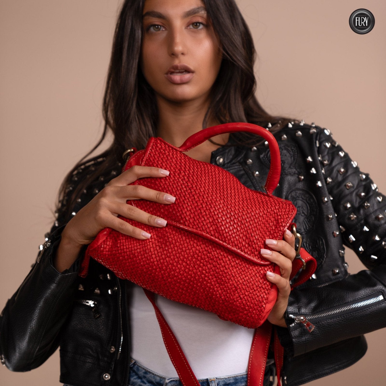 Borsa Siena in pelle intrecciata - Preordine - Fury