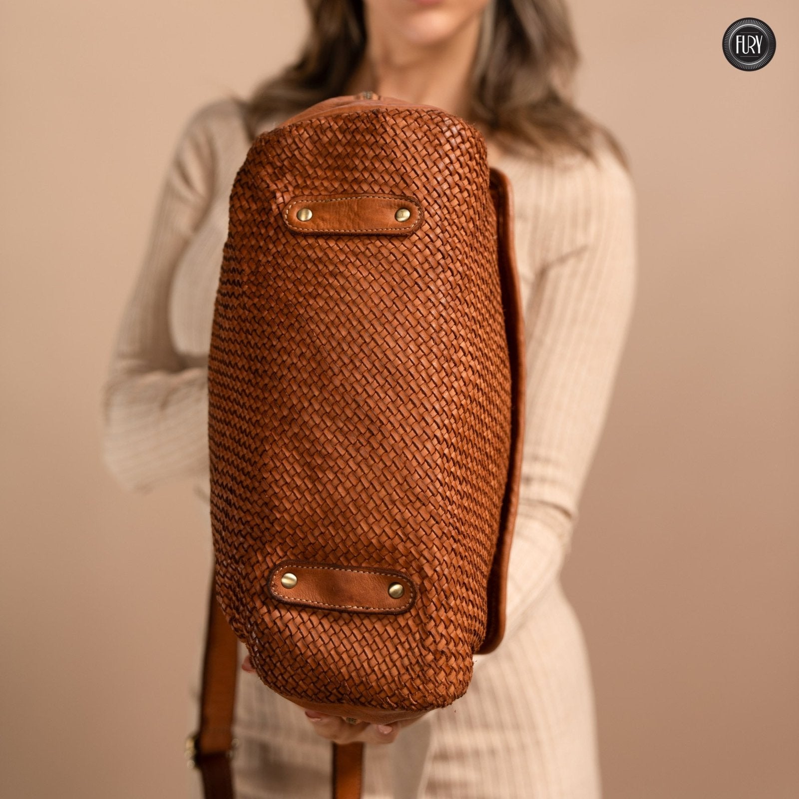 Borsa Siena Maxi in pelle intrecciata - Preordine - Fury