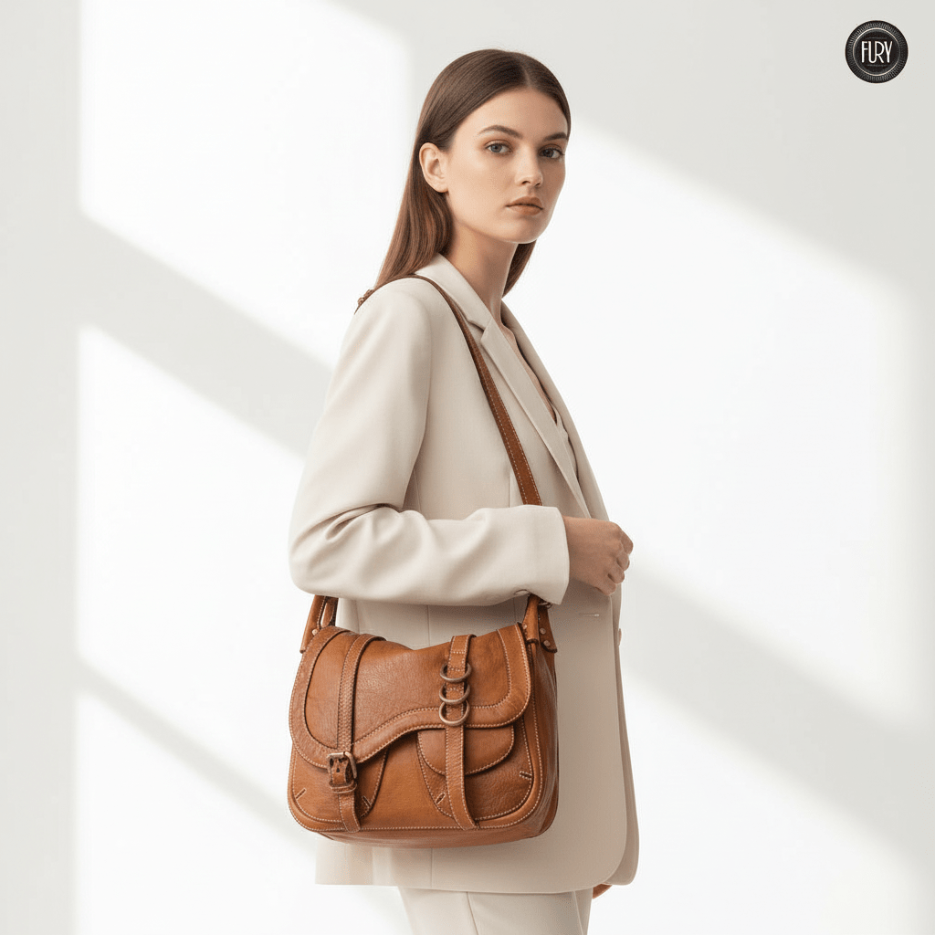 Borsa Zaira in pelle - Fury