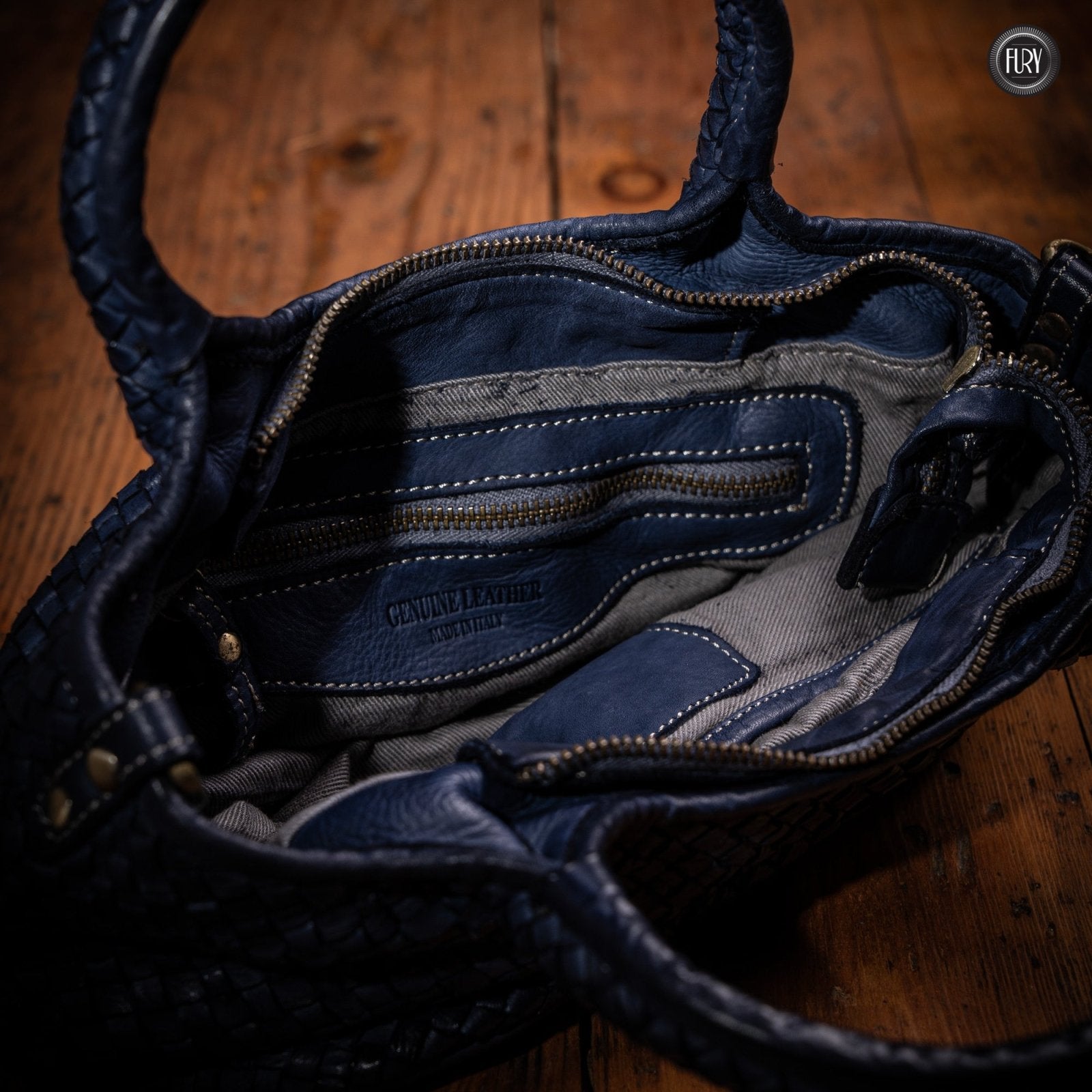 Borsetta Alba in pelle intrecciata - Fury