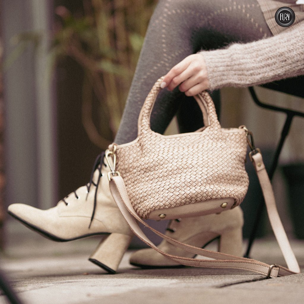 Borsetta Alba in pelle intrecciata - Fury