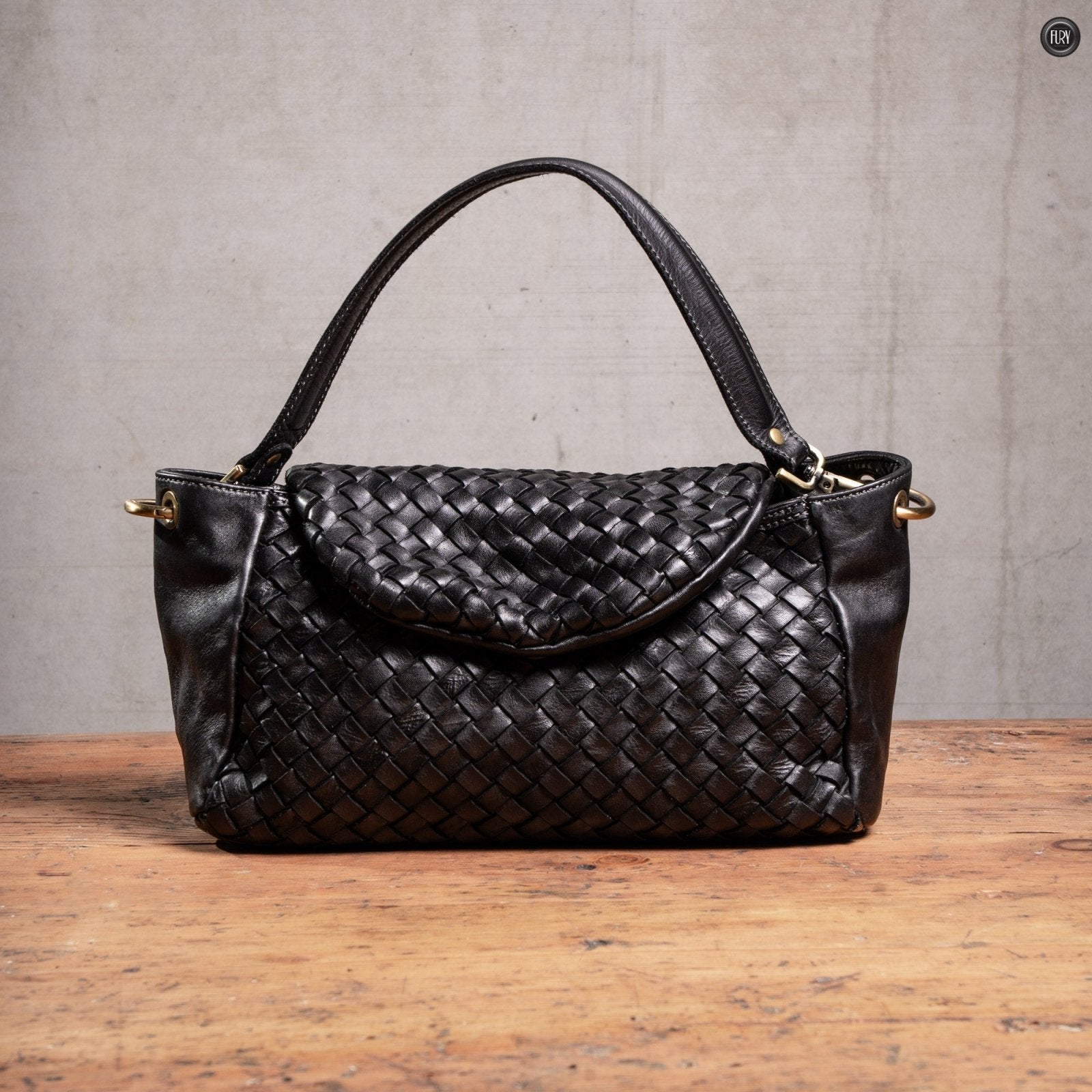 Borsetta Daria in pelle intrecciata - Fury