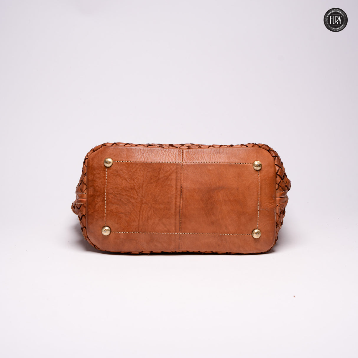 Borsa Virginia in pelle intrecciata