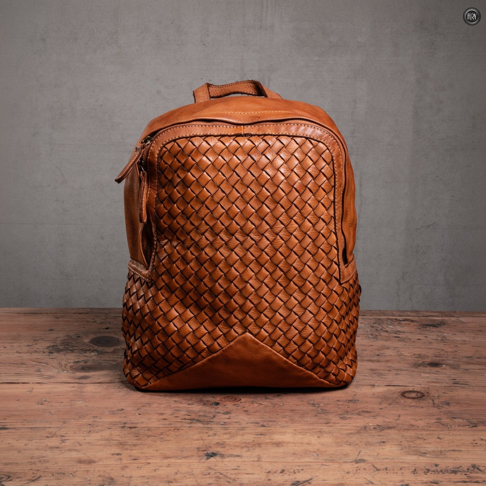 Zaino Arco in pelle intrecciata - Fury