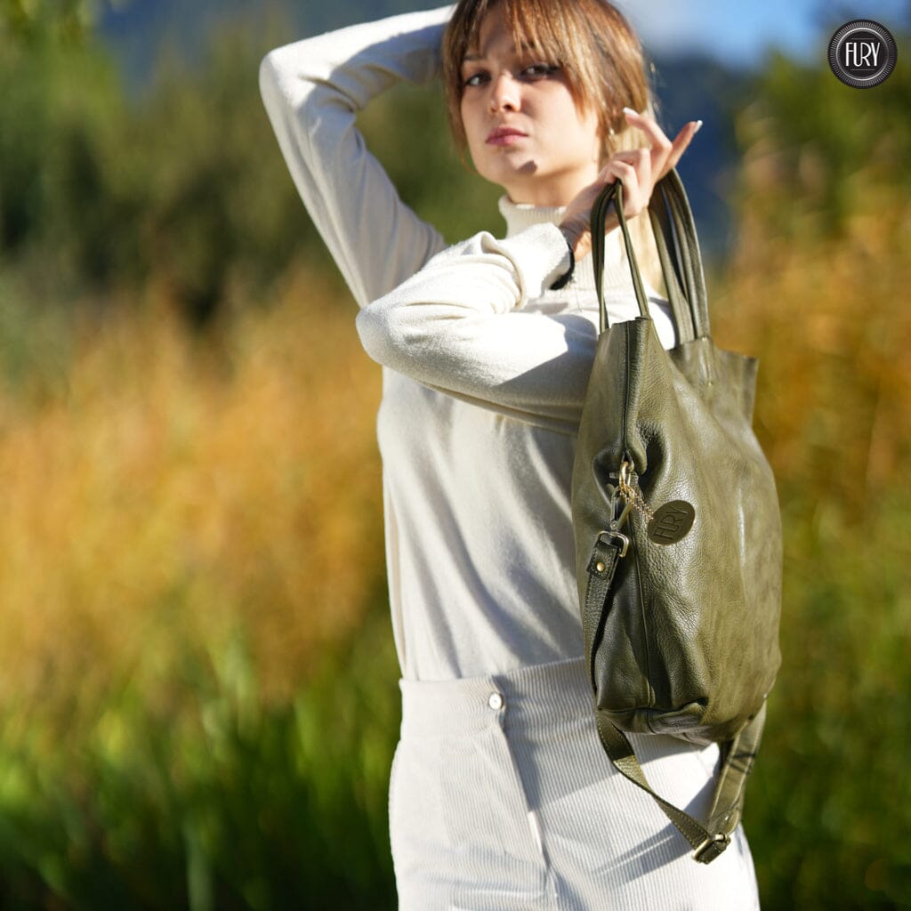 Borsa Aria in pelle - Fury