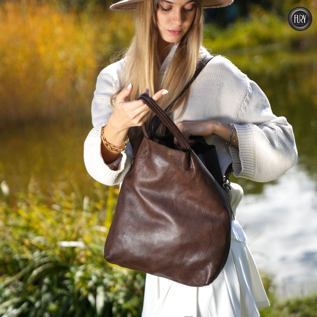 Borsa Aria in pelle - Fury