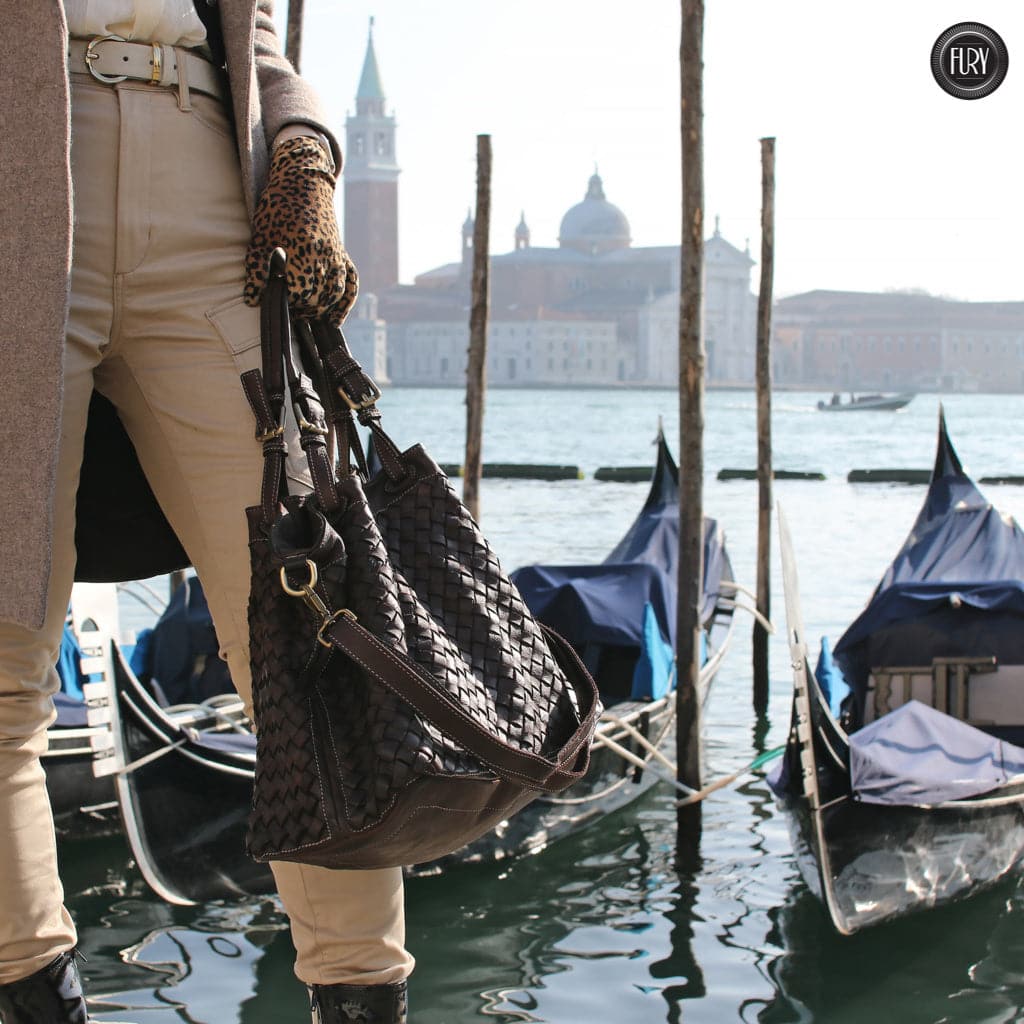 Borsa Caterina Maxi in pelle - Fury