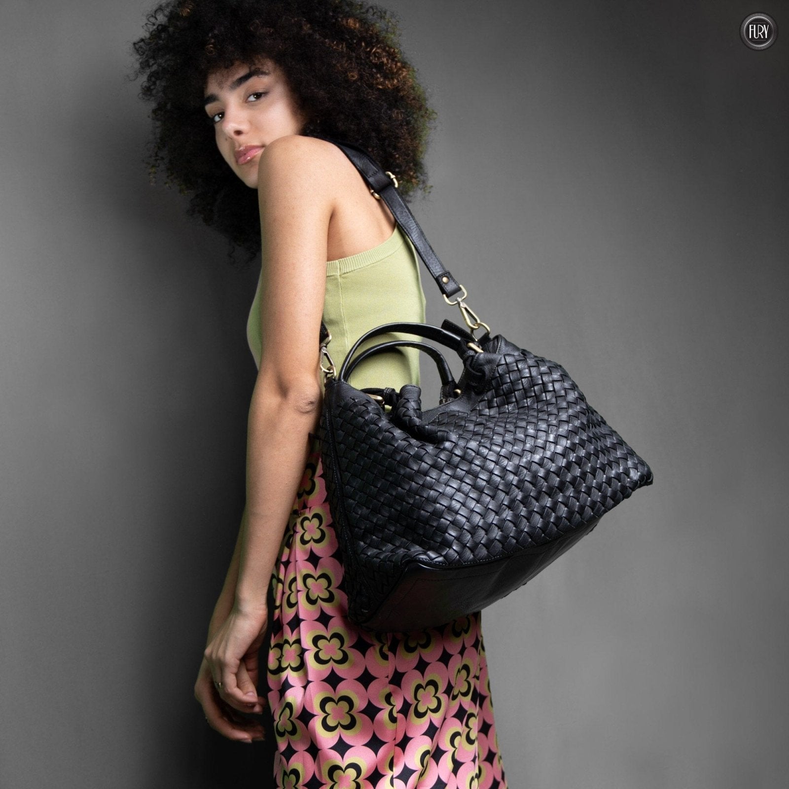 Borsa Caterina Maxi in pelle - Fury