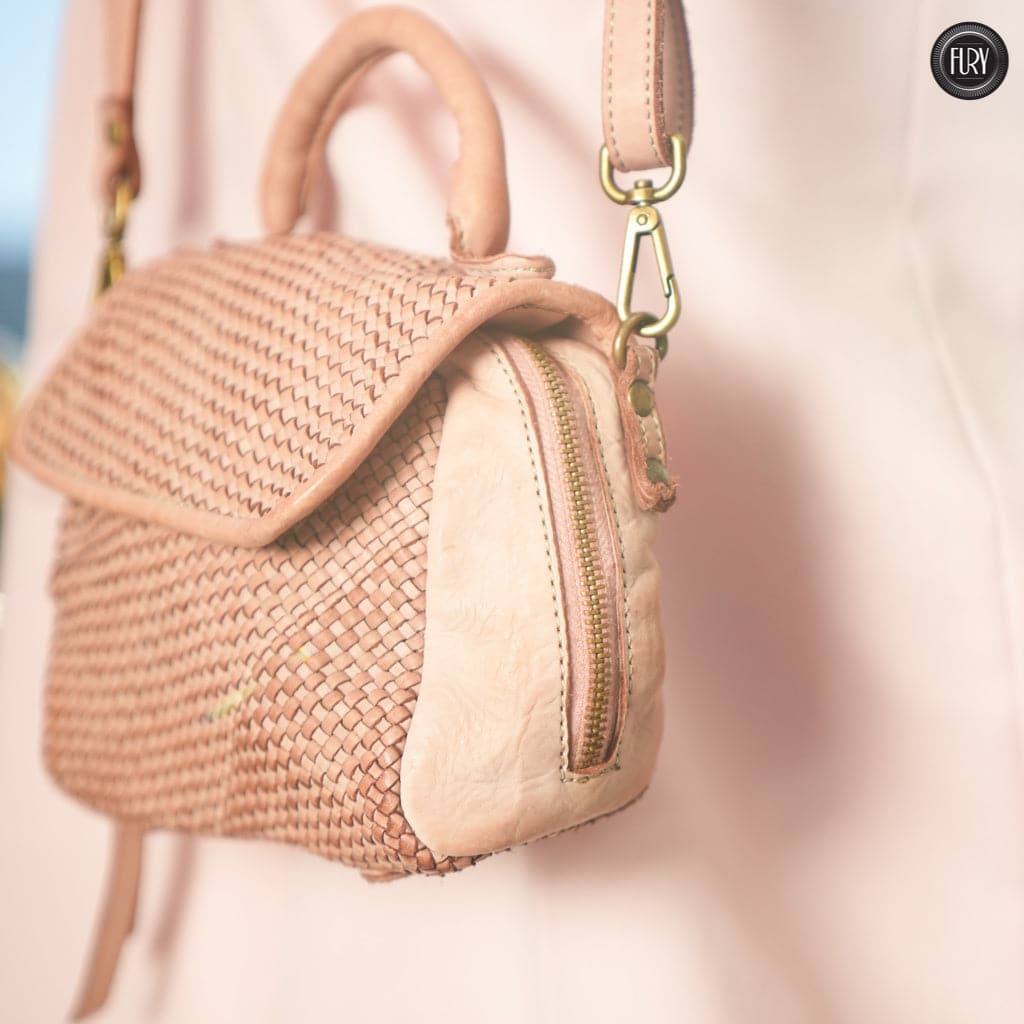 Borsetta Siena in pelle intrecciata - Fury