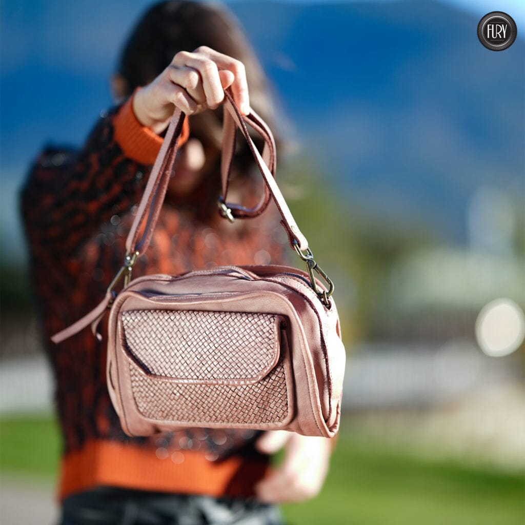 Borsetta Torino in pelle intrecciata - Fury