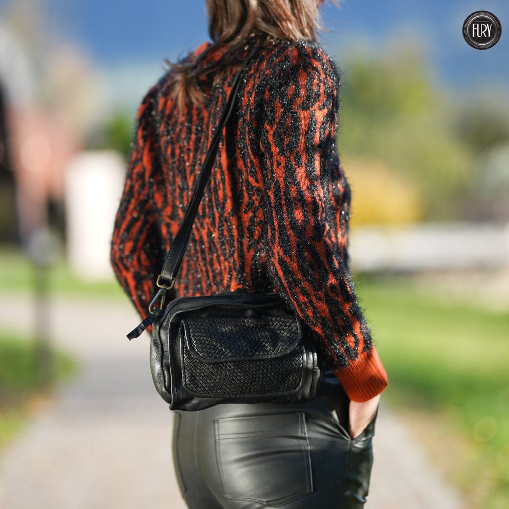 Borsetta Torino in pelle intrecciata - Fury