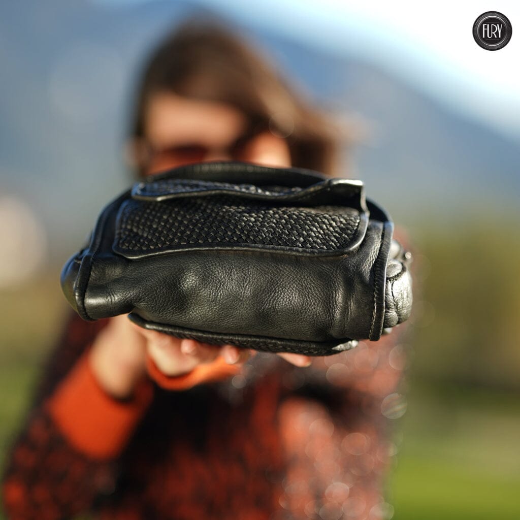 Borsetta Torino in pelle intrecciata - Fury