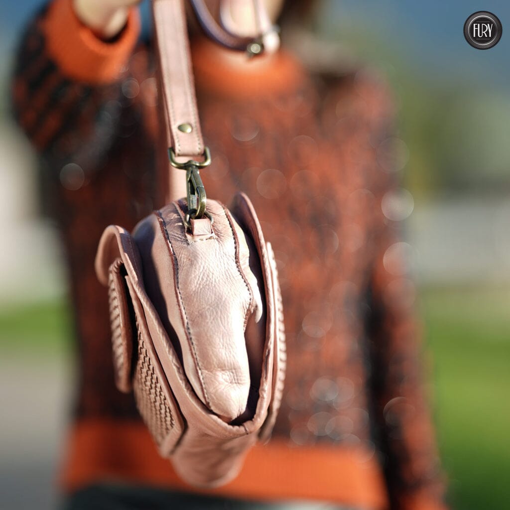 Borsetta Torino in pelle intrecciata - Fury