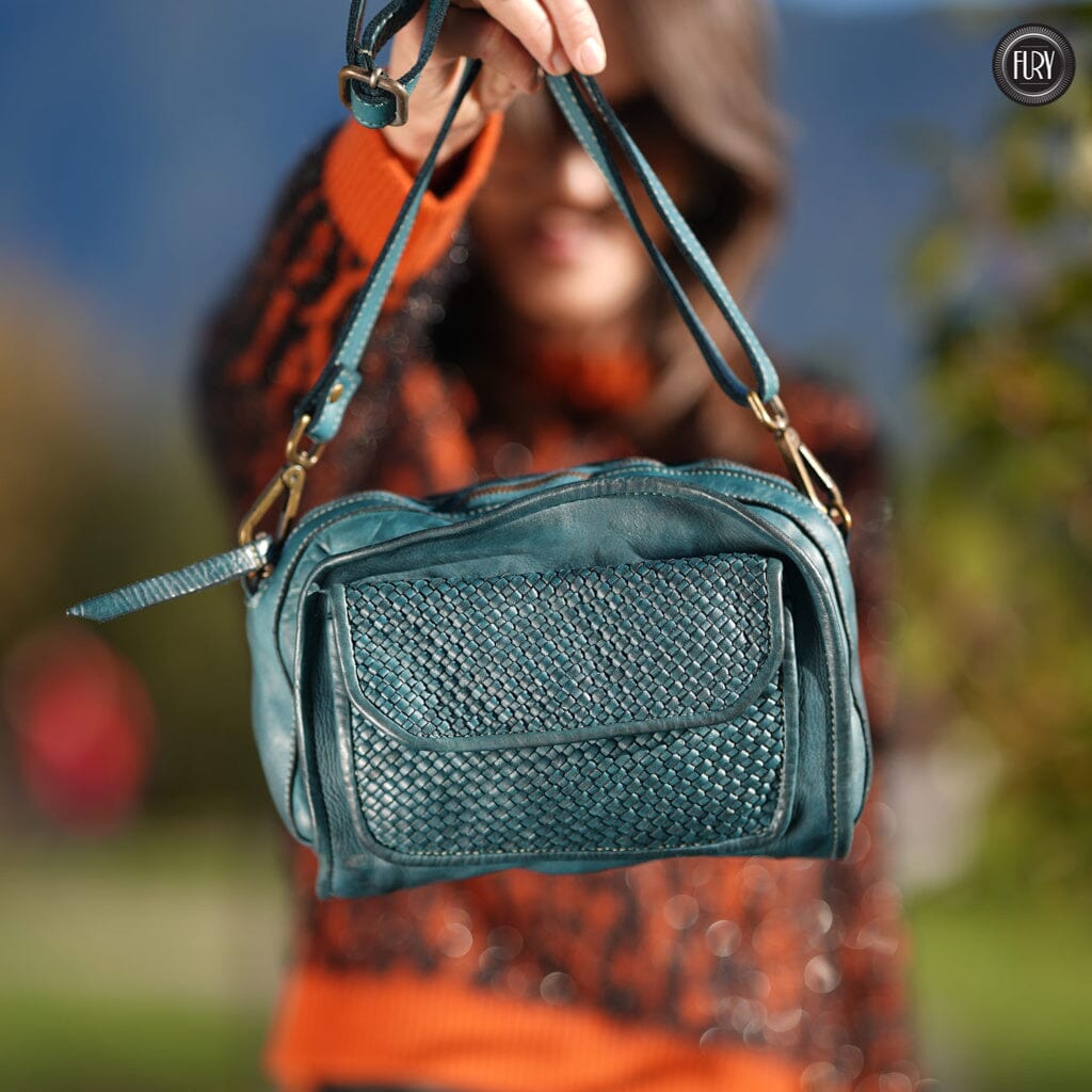 Borsetta Torino in pelle intrecciata - Fury