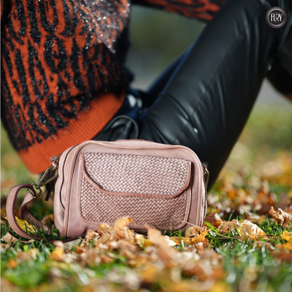 Borsetta Torino in pelle intrecciata - Fury