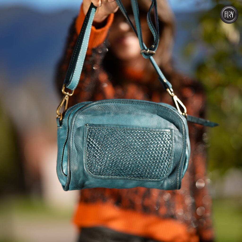 Borsetta Torino in pelle intrecciata - Fury