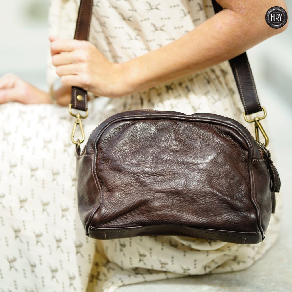 Pochette Isotta in pelle intrecciata - Fury