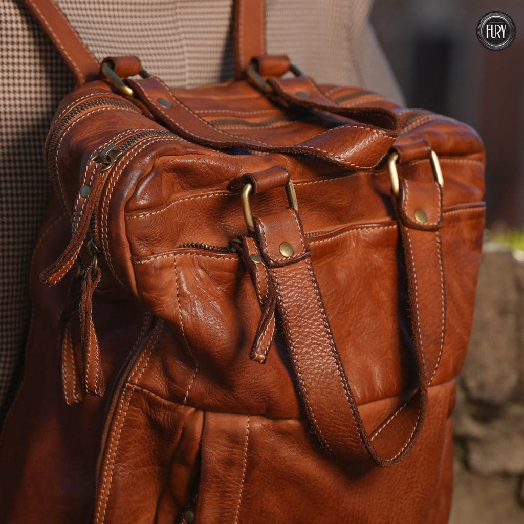 Zaino Daily unisex in pelle - Fury