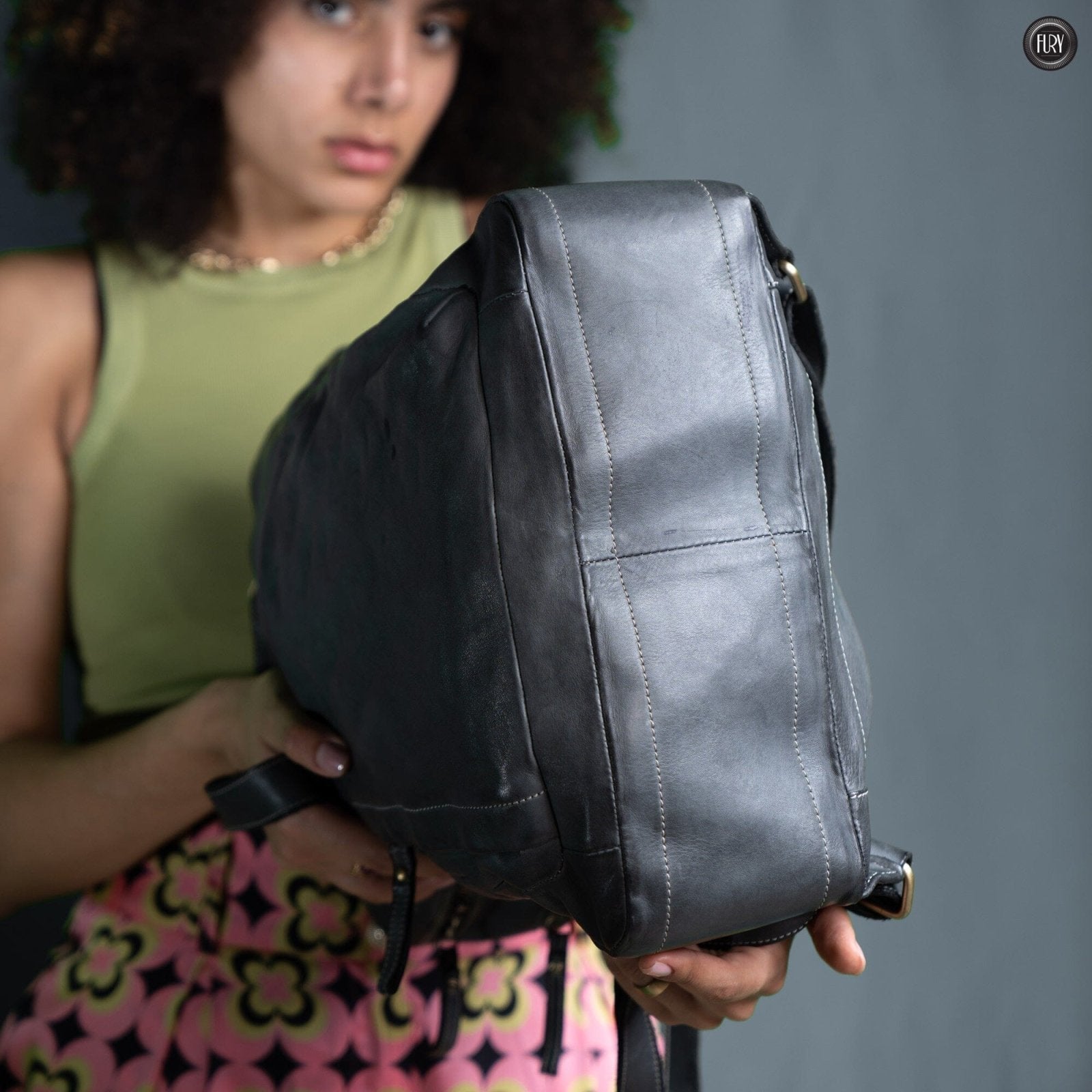 Zaino Daily unisex in pelle - Fury