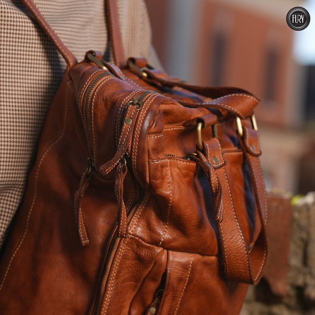 Zaino Daily unisex in pelle - Fury