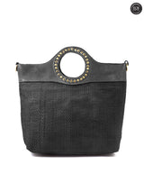 Borsa Eterna in pelle intrecciata